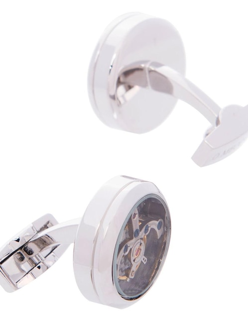 Mancuernillas Orologio Meccanica forma circular