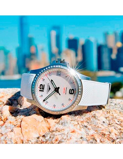 Reloj Longines Conquest vhp para mujer L33164879 en Liverpool