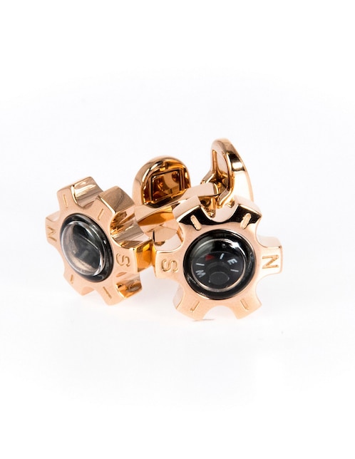 Mancuernillas Orologio Meccanica forma asimétrica