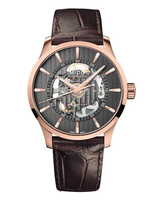 Reloj Mido Multifort skeleton vertigo para hombre M0384363606100
