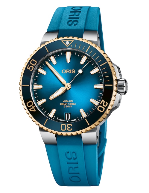 Reloj Oris aquis date cal. 400 para hombre 40077696355-0742275FC