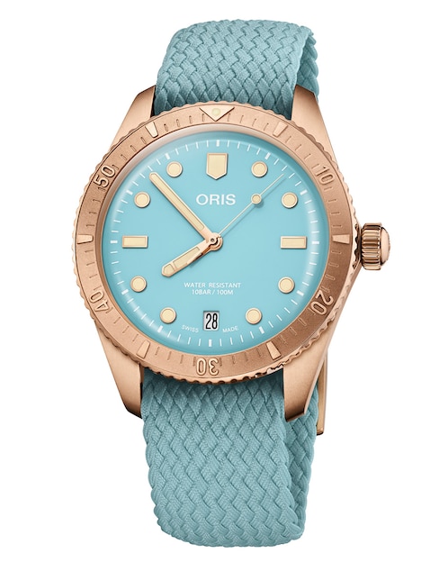 Reloj Oris Divers Sixty-five Cotton Candy para mujer 73377713155-0731902brs