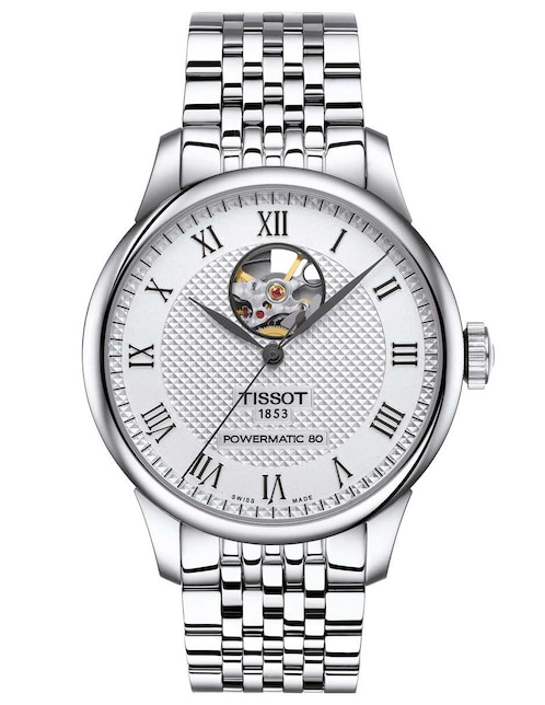 Reloj Tissot Le Locle Powermatic 80 Open Heart para hombre T0064071103302