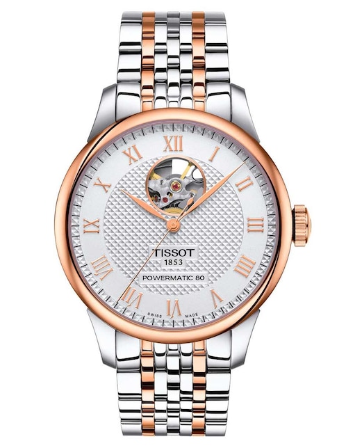 Reloj Tissot Le Locle Powermatic 80 Open Heart para hombre T0064072203302