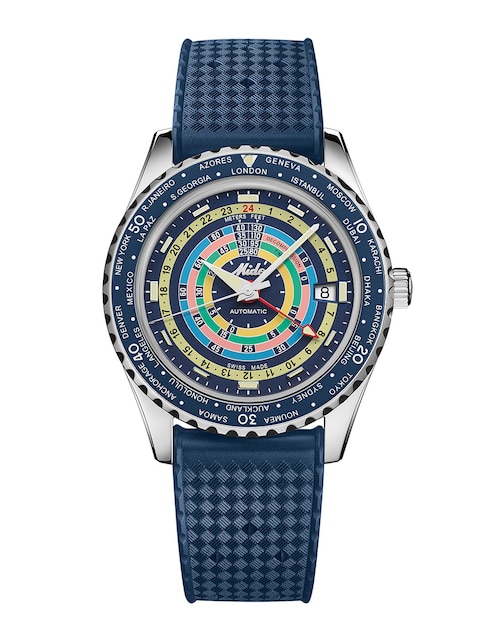 Reloj Mido Ocean star decompression worldtimer para hombre M0268291704100