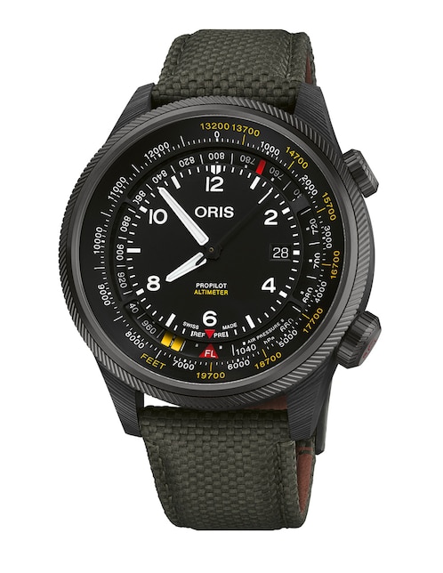Reloj Oris Propilot Altimeter para hombre 79377758734-set