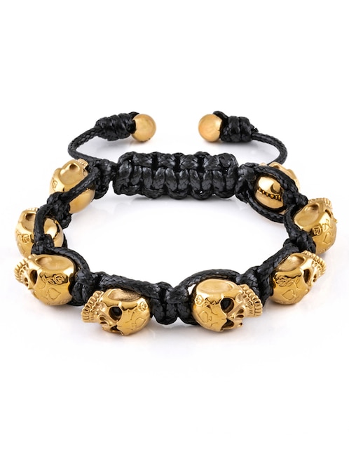 Pulsera Bomberg Skullies con acabado brillante