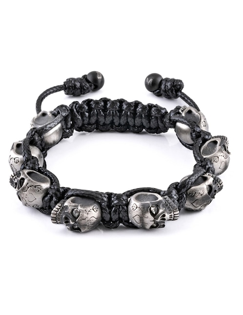 Brazalete Bomberg Skullies con acabado brillante