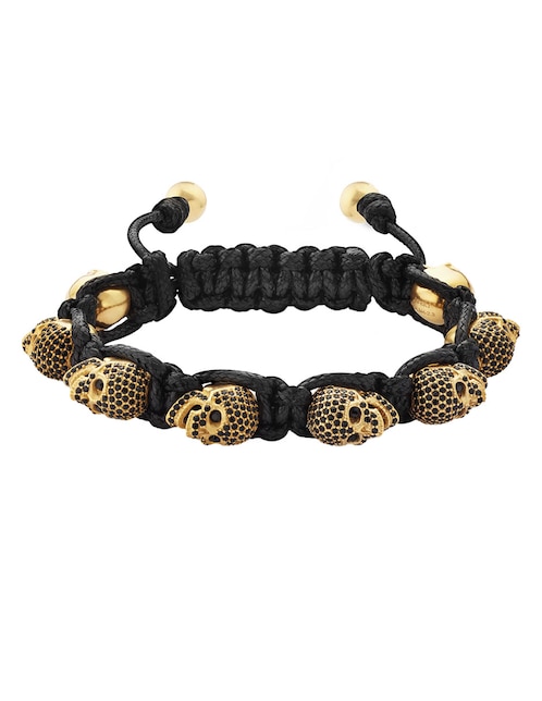Pulsera Bomberg Skullies con acabado brillante