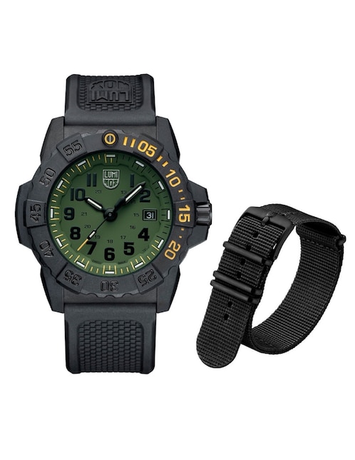 LUMINOX Reloj Luminox Navy Seal Foundation 3500 Series para hombre XS.3517.NSF.SET
