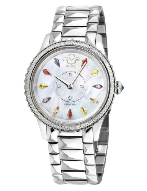 Reloj Gevril Suizo para mujer Siena Diamond Midsize