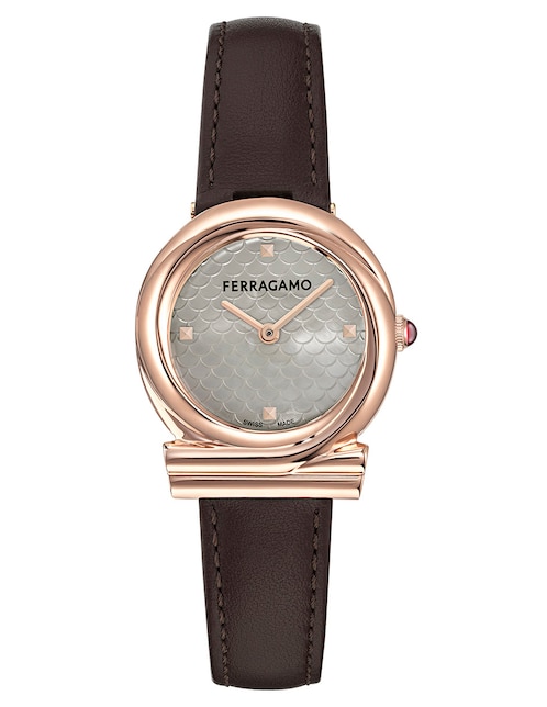 Reloj Salvatore Ferragamo Gancini Twisted para mujer SFTG00225
