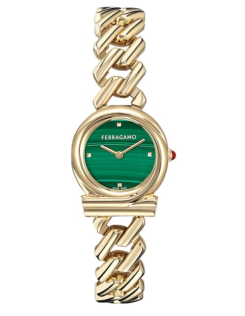 Reloj Salvatore Ferragamo Gancini Twisted Chain para mujer SFT200125