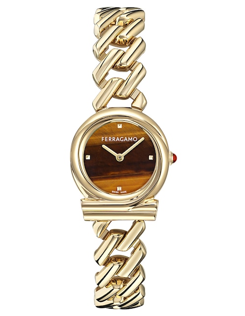 Reloj Salvatore Ferragamo Gancini Twisted Chain para mujer SFT200325