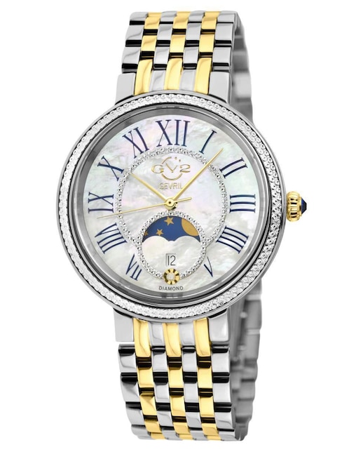 Reloj Gevril Genoa Diamond para mujer 12545B