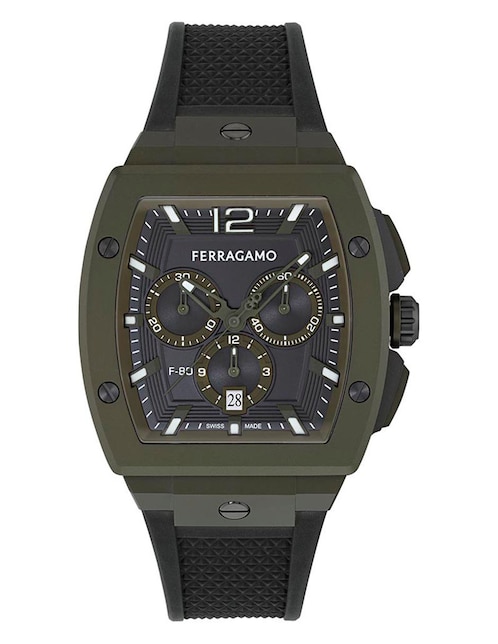 Reloj Salvatore Ferragamo F-80 Tonneau para hombre SFKE01026
