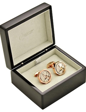 Mancuernillas Orologio Meccanica forma circular