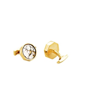 Mancuernillas Orologio Meccanica forma circular