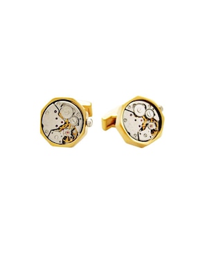 Mancuernillas Orologio Meccanica forma circular