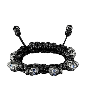 Pulsera para caballero Bomberg Skully gris obscuro