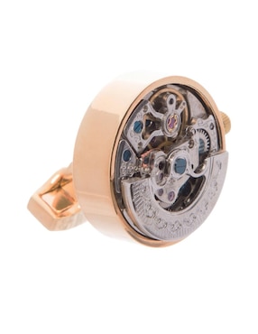 Mancuernillas Orologio Meccanica forma circular