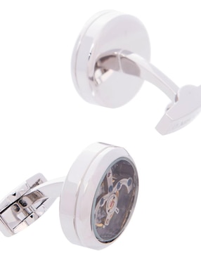Mancuernillas Orologio Meccanica forma circular