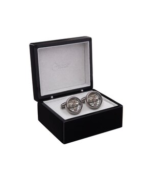 Mancuernillas Orologio Meccanica forma circular