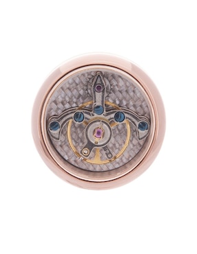 Mancuernillas Orologio Meccanica forma circular