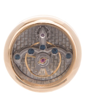 Mancuernillas Orologio Meccanica forma circular