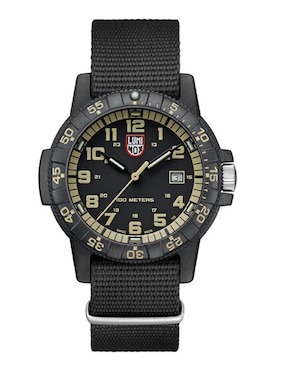 Reloj Para Hombre Luminox Sea Turtle Giant A0333 Negro