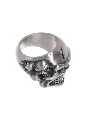 Anillo de cráneo Bomberg Skull zirconia brillante