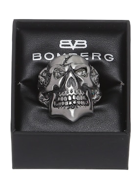 Anillo de cráneo Bomberg Skull zirconia brillante