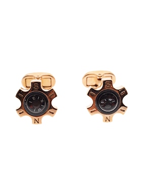 Mancuernillas Orologio Meccanica forma asimétrica