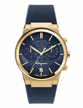 Reloj Salvatore Ferragamo Sapphire Chrono Para Hombre Sfme00221