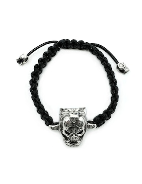 Pulsera Bomberg de plata con acabado pulido