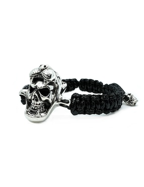 Pulsera Bomberg de plata con acabado pulido
