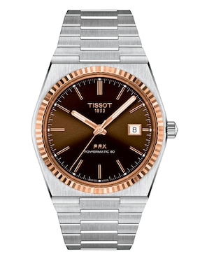 Reloj Tissot PRX Powermatic 80 Gold Para Hombre T9314074129100