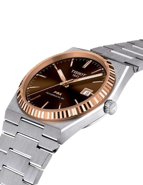 Reloj Tissot Prx Powermatic 80 Gold para hombre T9314074129100