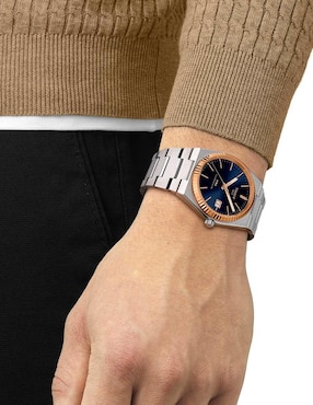 Reloj Tissot Prx Powermatic 80 Gold para hombre T9314074104100