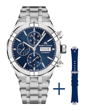 Reloj Maurice Lacroix Aikon Chrono Automatic 44 Mm Para Hombre Ai6038-ss00f-430-c