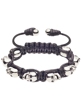Pulsera Bomberg con cristal Skully
