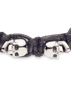 Pulsera Bomberg con cristal Skully