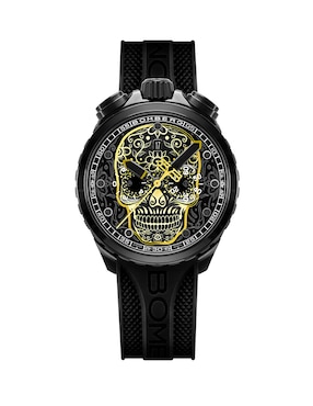 Reloj Bomberg Bolt-68 Heritage Sugar Skull Black para hombre BS4560.8