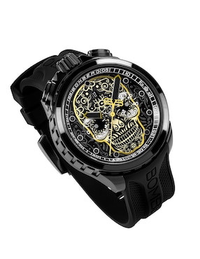 Reloj Bomberg Bolt-68 Heritage Sugar Skull Black para hombre BS4560.8