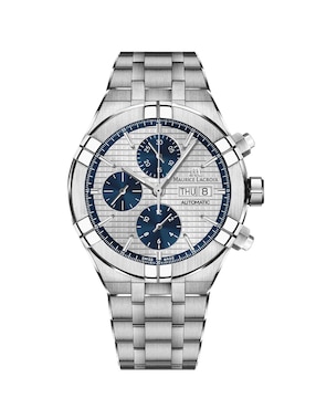 Reloj Maurice Lacroix Aikon Chronograph Automático Para Hombre AI6038-SS002-131-1