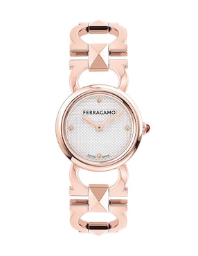 Reloj Salvatore Ferragamo Double Gancini Stud para mujer SFSG00324