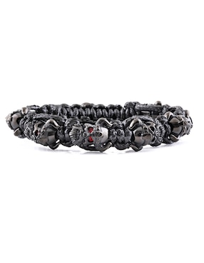 Pulsera Bomberg Skullies con acabado esmaltado