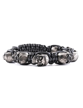 Brazalete Bomberg Skullies con acabado brillante