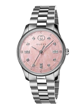 Gucci g timeless rose gold ladies watch best sale