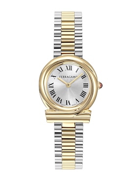 Reloj Salvatore Ferragamo Gancini Twisted 28mm Para Mujer Sfvb00424